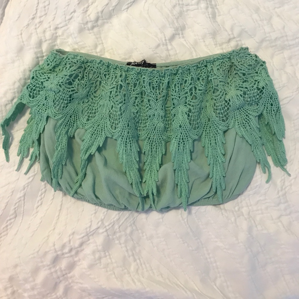 Crochet crop top