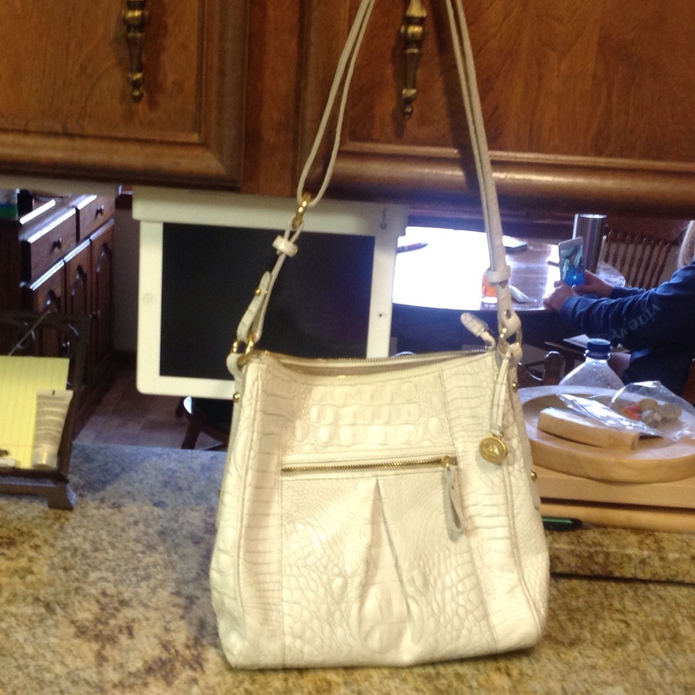 White Brahmin handbag
