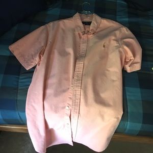 Short sleeved polo Ralph Lauren woven