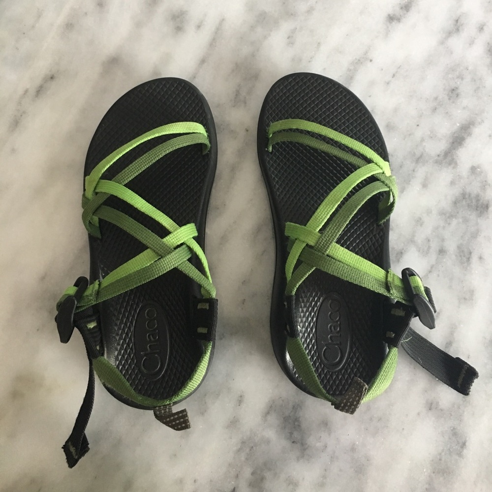 Green Chacos (size 3)