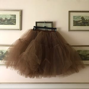Caramel Coffee colored Tutu OS