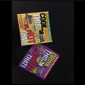 Cook this Not That & Drink this Not That books