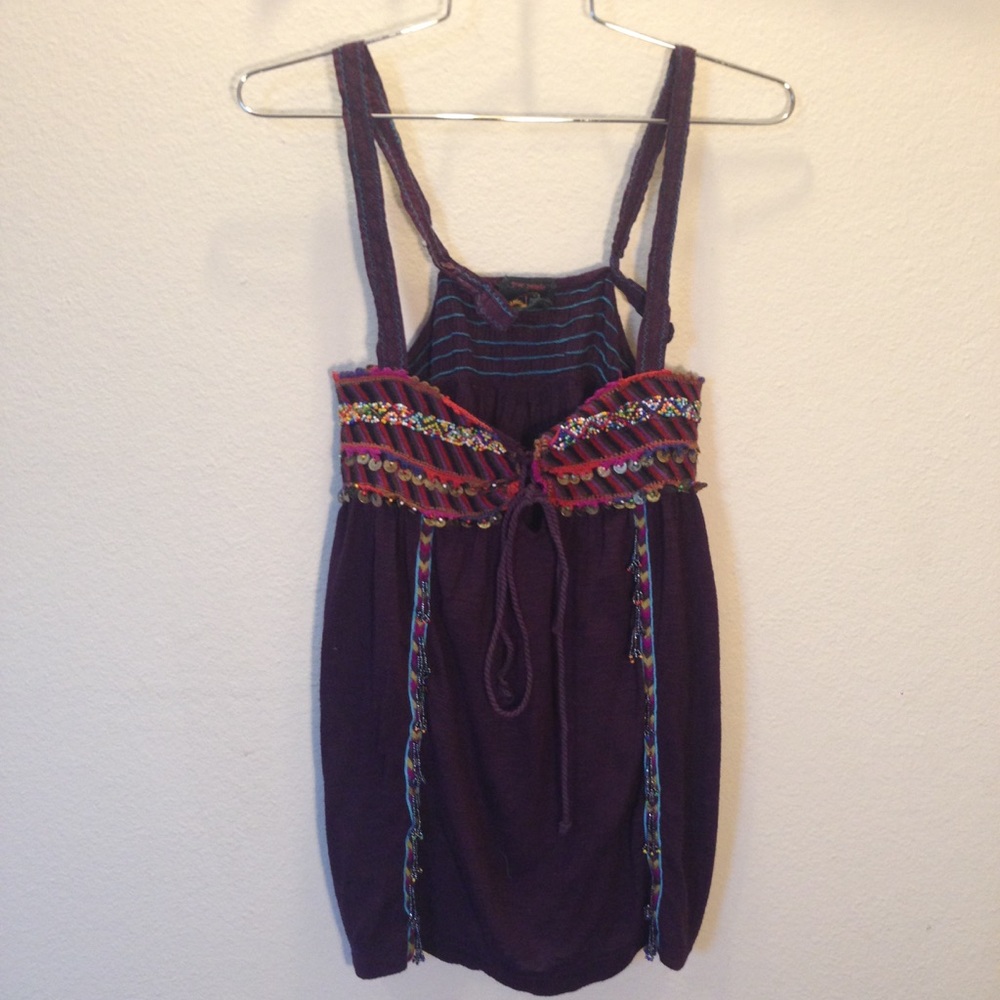 Free People Beaded Festival Tank XS