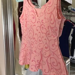 Peplum top from papaya.