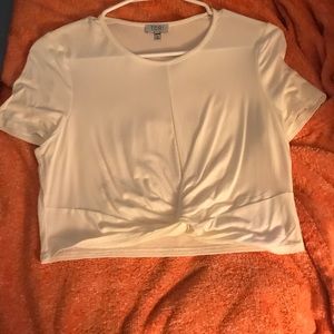 Tobi White Crop Top
