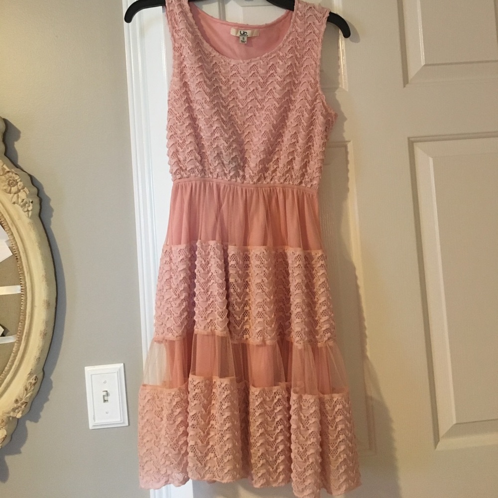 A pink dress