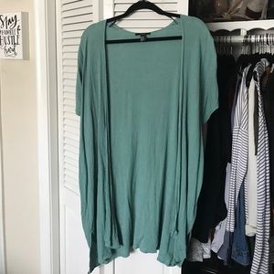 Teal Forever 21 Kimono