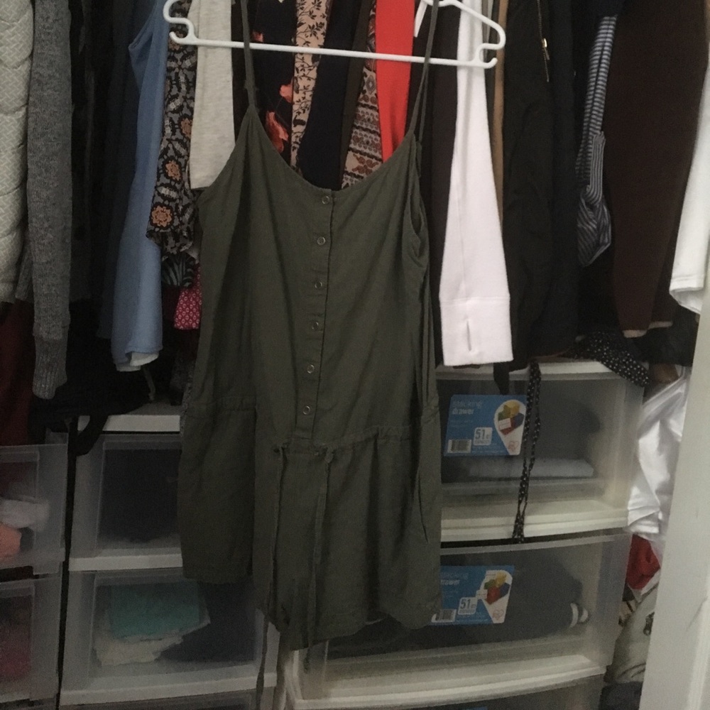 green romper