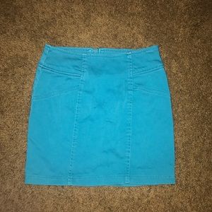 Bright blue pacsun bodycon skirt!