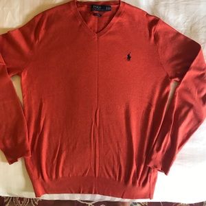 Polo Ralph Lauren orange sweater