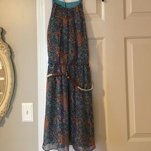 A multicolor dress