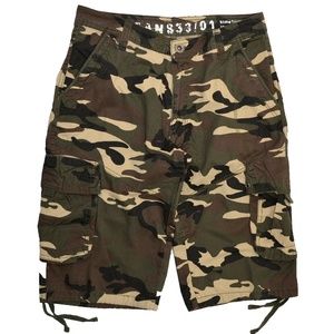 Men's Camo Cargo Shorts #27SC3-De