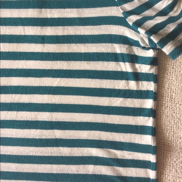 Banana Republic Striped Ruffle Sleeve Top - Picture 3 of 3