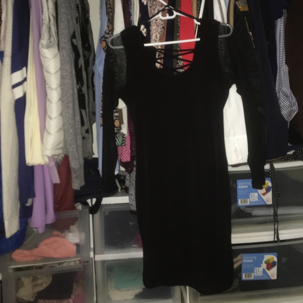 black dress