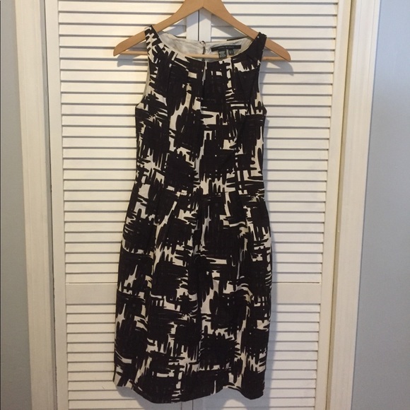 Zara Dresses & Skirts - Zara Woman Medium black brown and cream dress