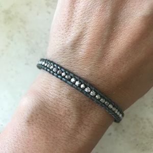 Chan Luu single metal beaded bracelet