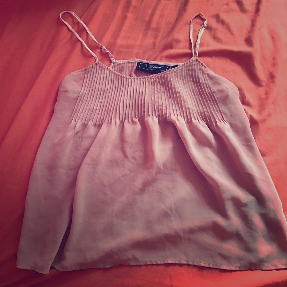 Sheer tank top