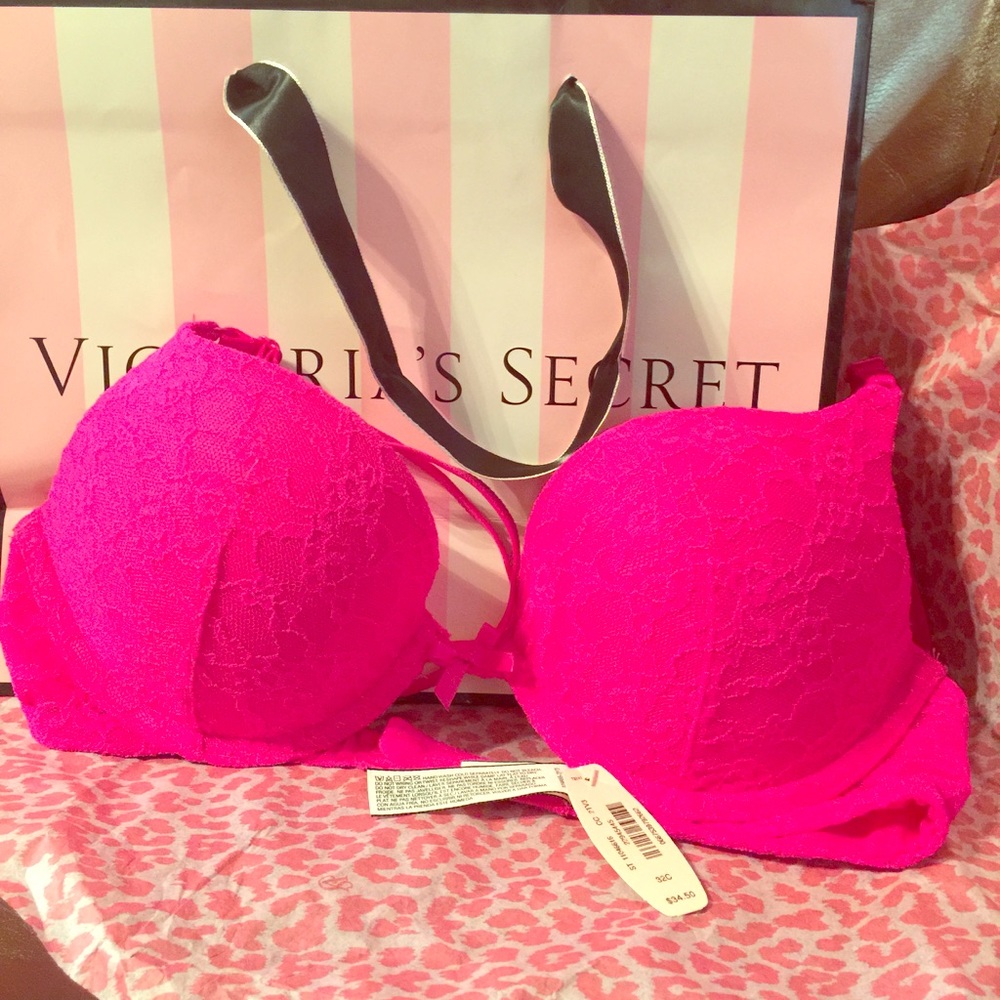 Victoria's Secret pink push up bra 32C