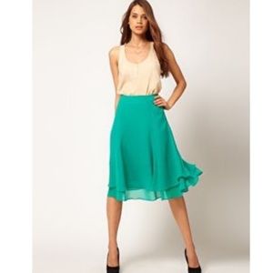 ASOS soft midi skirt