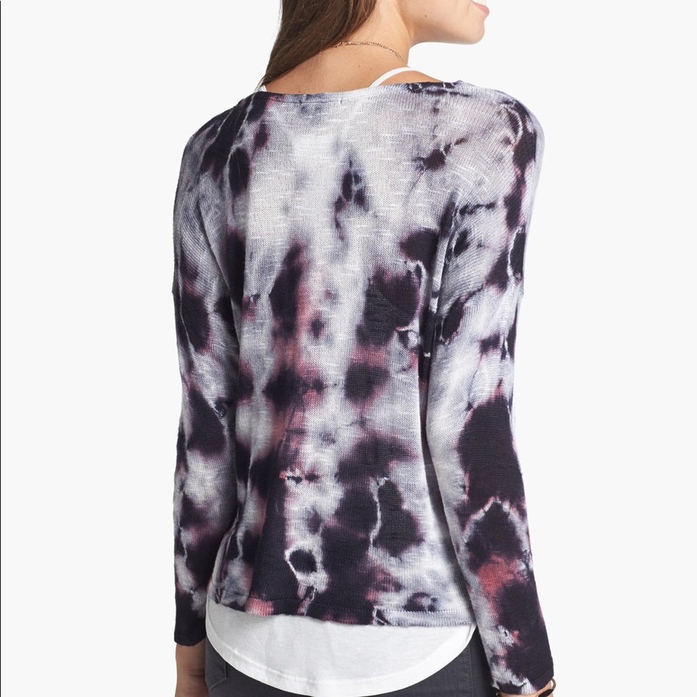 Tie dye knit sweater