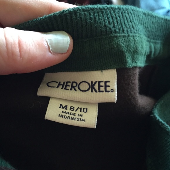 Boys Green & Brown Sleeved Jersey - Picture 4 of 4