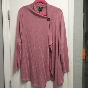 NWOT, light pink cardigan.