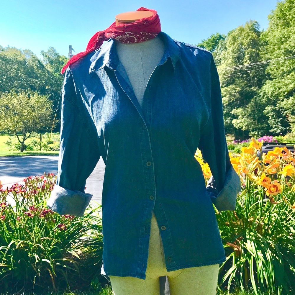 Oversized Denim Shirt