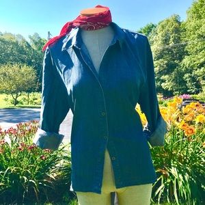 Oversized Denim Shirt