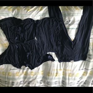 Nursing top night wear and robe