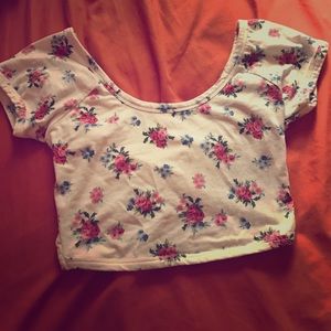 Floral crop top