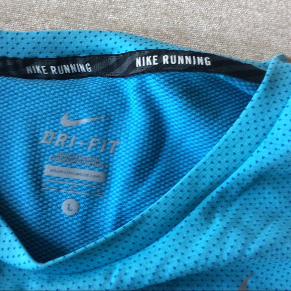 Men's Nike Running Dri-Fit Contour Short Sleeve - Picture 4 of 7