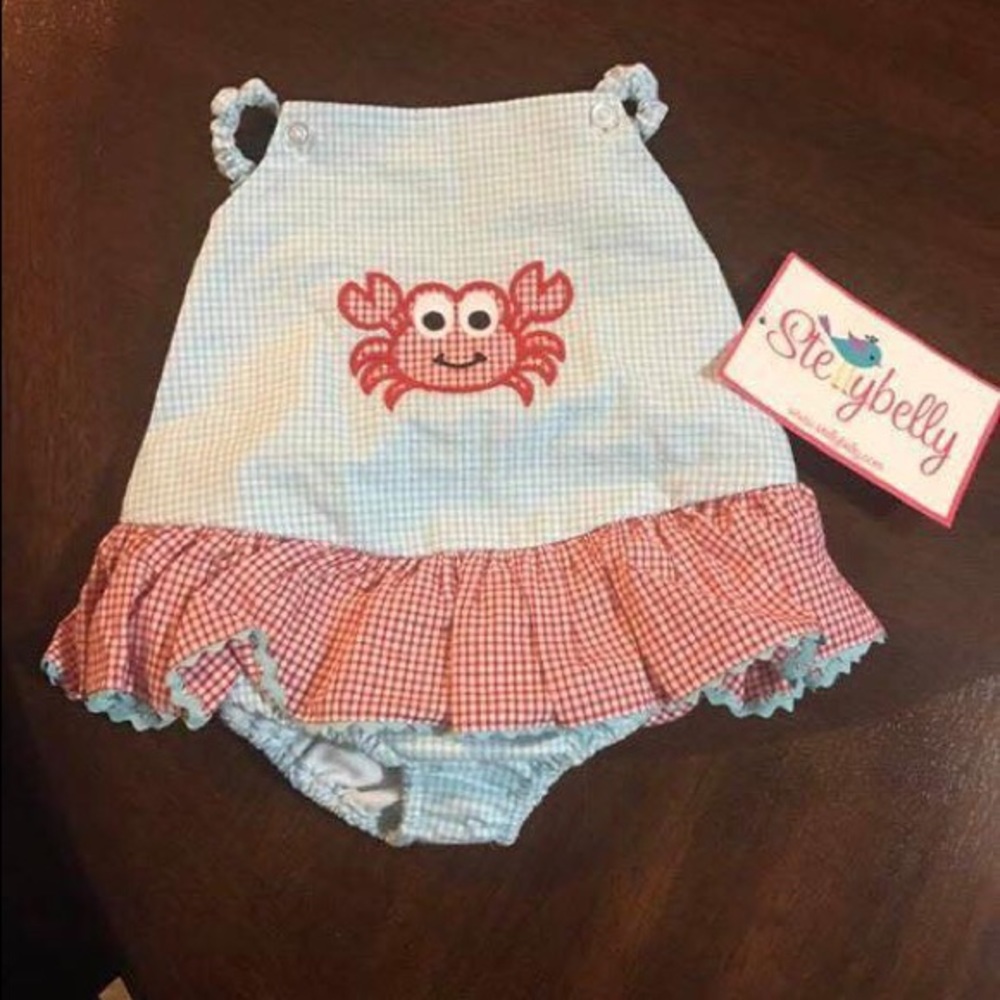Stellybelly gingham bathing suit  2t new with tags