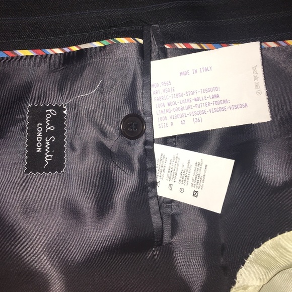 Paul smith london suit 100% wool size 42R - Picture 4 of 5