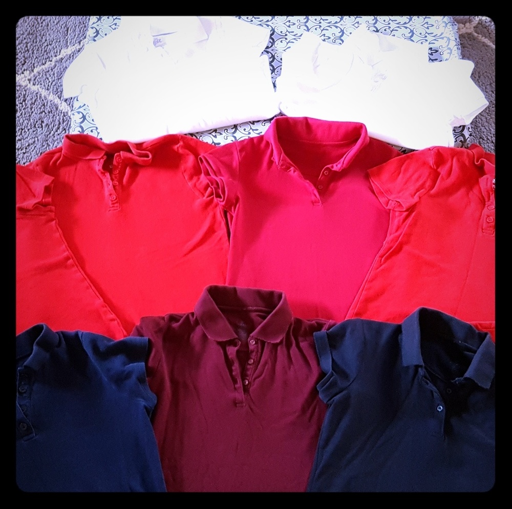 Girls 10/12 Uniform Polo Bundle (set of 9)