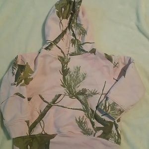 Pink camouflage toddler girl 4t hoodie