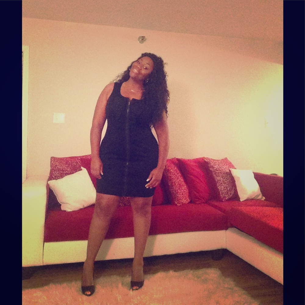 Black Bodycon sleeveless dress Size 3XL Forever21