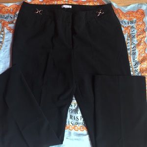 Black petite dress pants