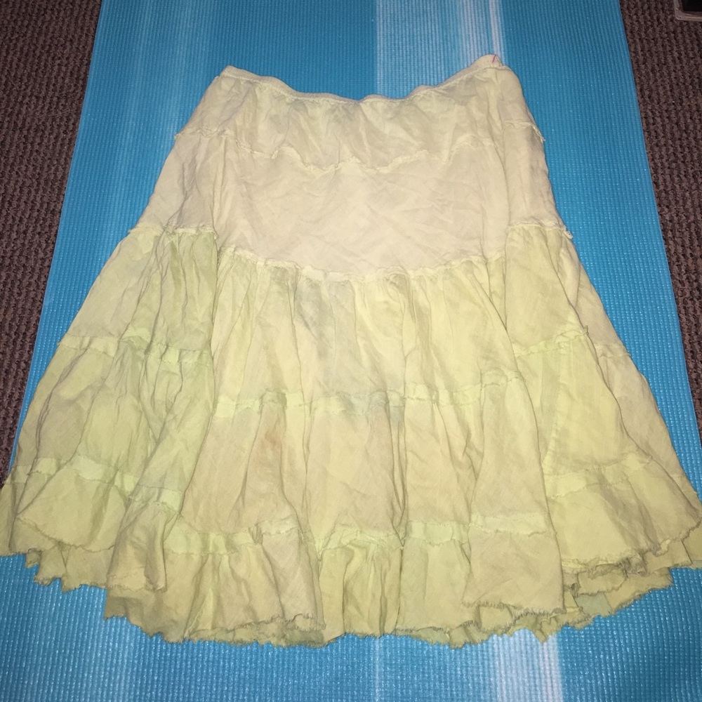 Woman's tiered skirt.