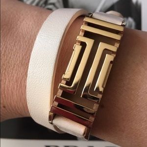 Tory Burch Fret Double Wrap Fitbit Bracelet