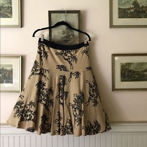 Odille Anthropologie vintage Horse Tulle Skirt 4