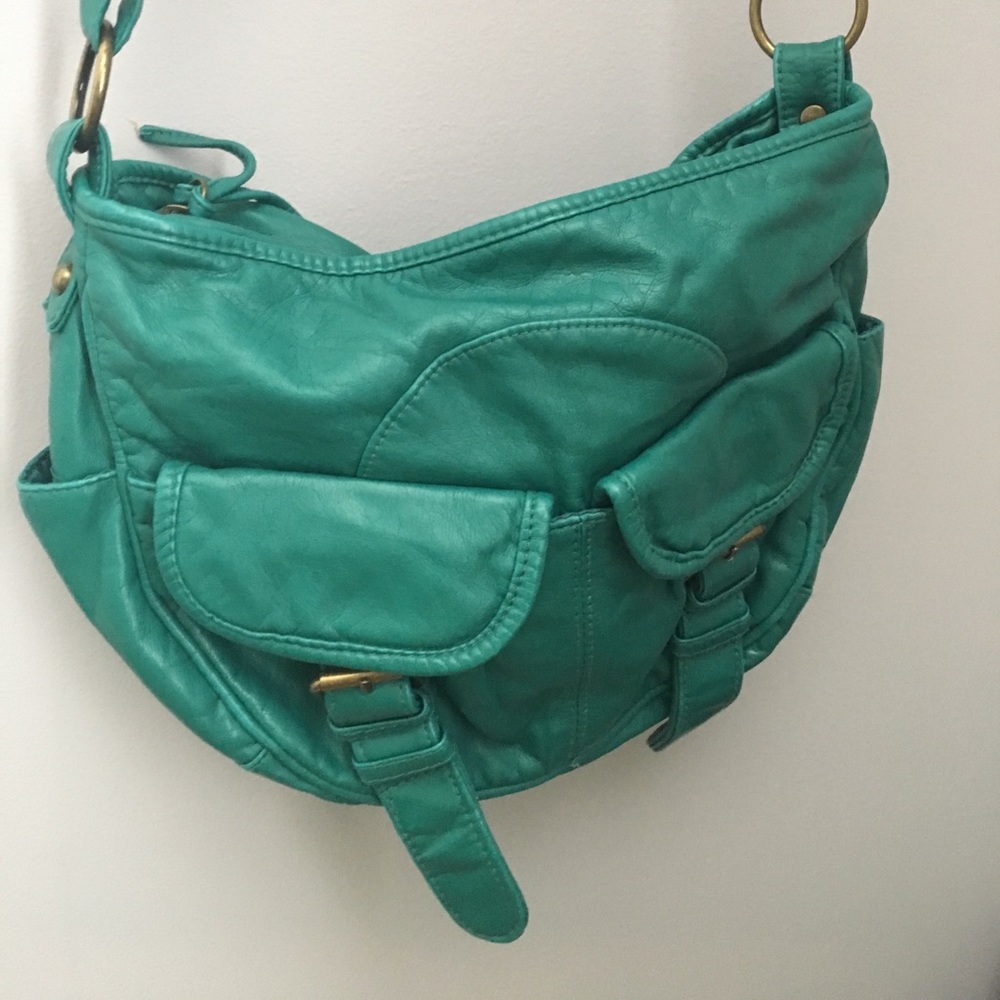 MOSSIMO teal cross body purse - Picture 2 of 5