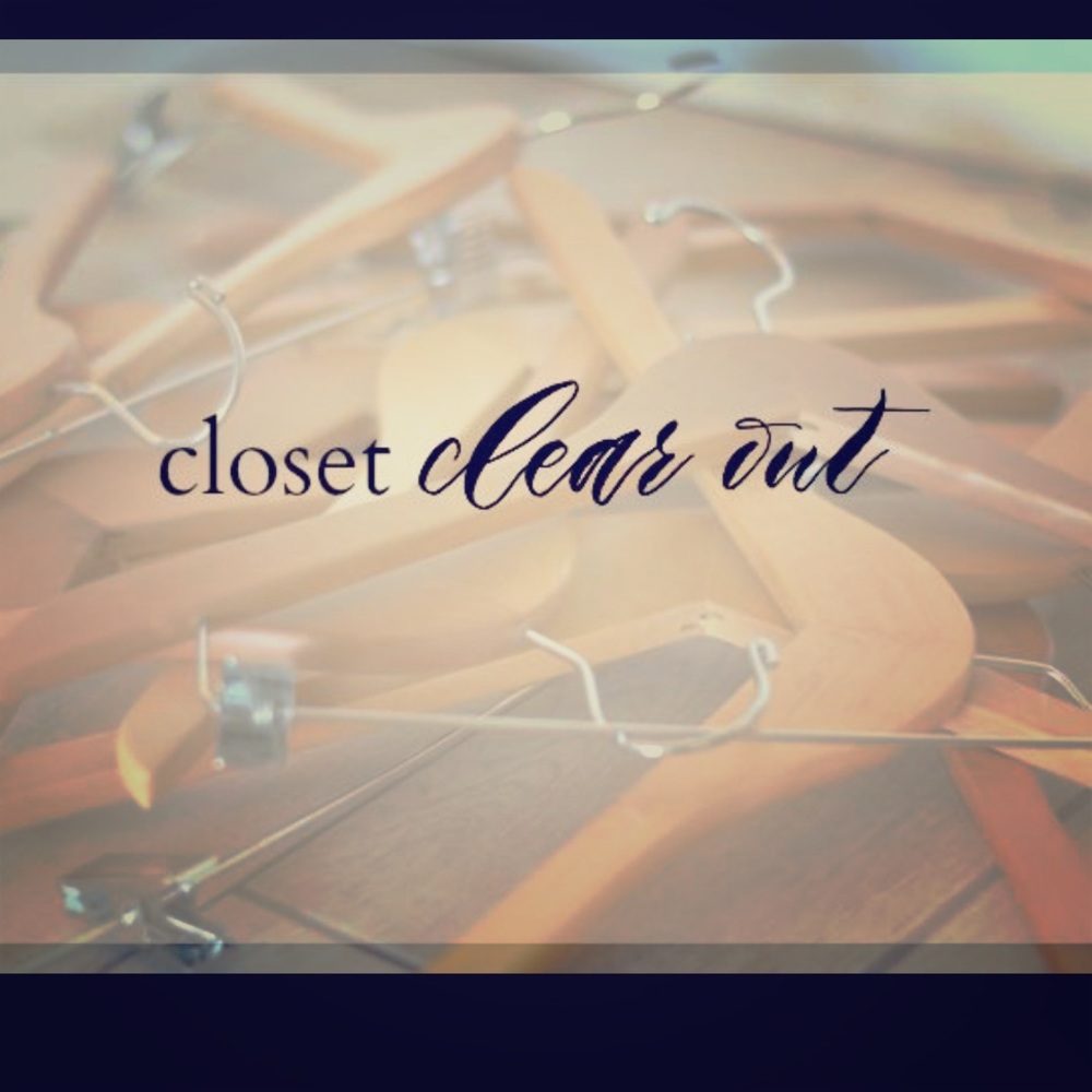 Closet clear out sale!! ✨