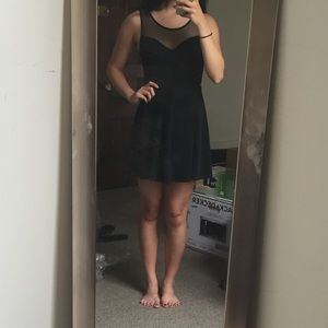 Sweetheart Mesh Dress