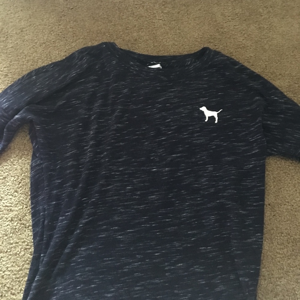 Royal blue specked PINK jersey shirt