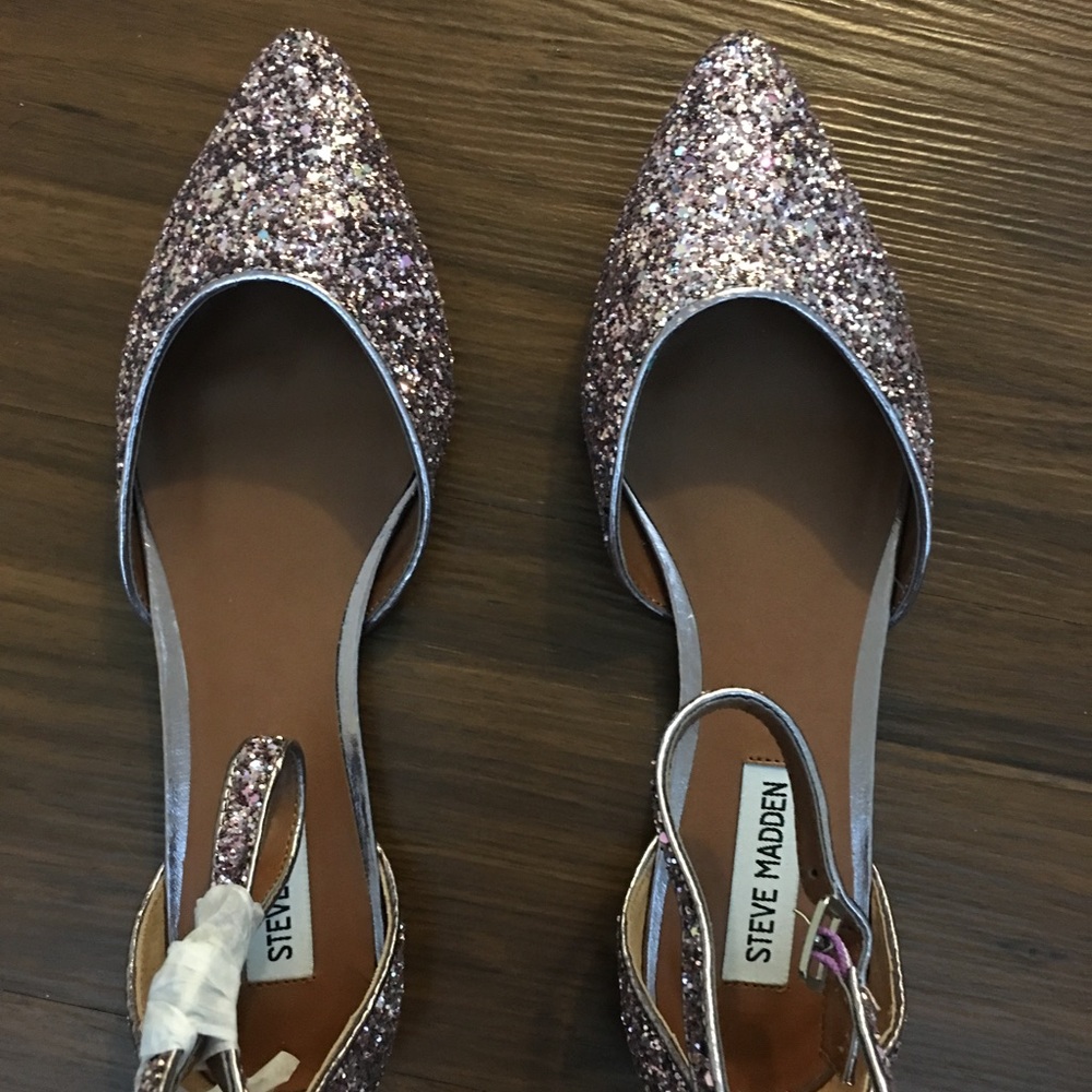 Steve Madden pointy toe flats never worn size 8.5