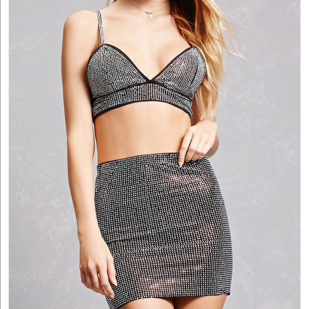 Bralette & Skirt Set