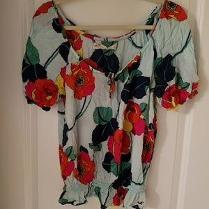 Floral top from Hollister