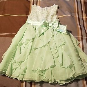 Girls Mint Green Dress
