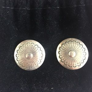 Sterling silver Navajo earrings