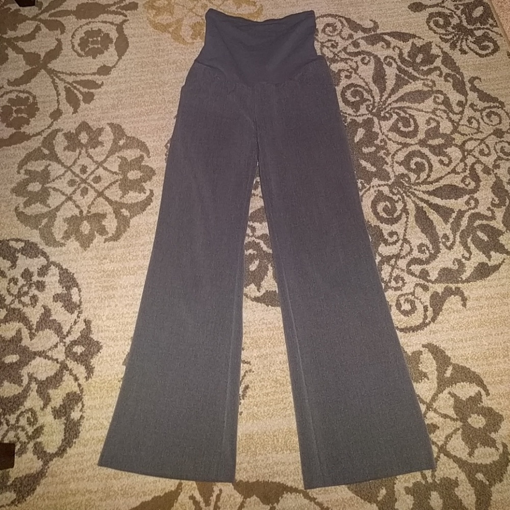 Grey Motherhood Maternity Work Pants